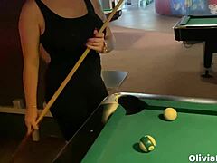 pool game sparks slutty blowjob in public toilet