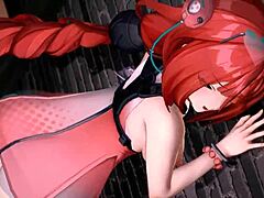 Yuzuha tries out her new swimsuit in 3D hentai with anal creampie and cowgirl riding. Big ass blowjob leads to cumshot action.