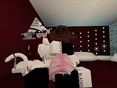 The intense rough sex session featured a massive BBC monster cock pounding relentlessly.