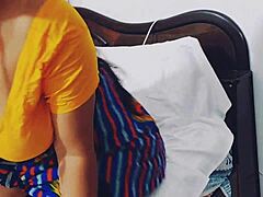 Indian xxx bhabhi gets naughty with her dever in a rough homemade riding session full of dirty talk and wet pussy action.