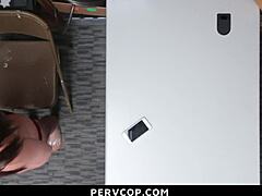 Burglar Teen Caught And Punished With Doggystyle Domination In Office Garage