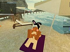 98 roblox porn with blonde and ebony in threesome assfucking doggystyle