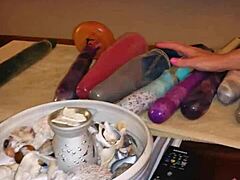 Oh wow, Velvet Rain's this horny milf diving into homemade toys for wild orgasms on Friday night!