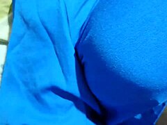 Desi housewife strips naked for intense fucking session with big tits bouncing