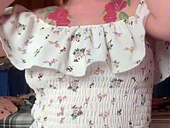 Emotional Waves As Very Beautiful Natural Girl Masturbates Pussy With Fingers