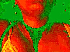 Exotic Colombian babe Bluee feels intense pleasure as her natural tits shake while getting pussy licked wildly.