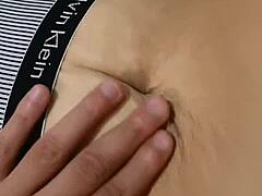 Explore Her Deep Navel With Sensual Massage