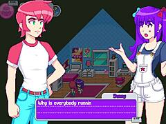 Redhead stepsister drops towel in shower, revealing small tits for subtle bath tease with brother nearby.