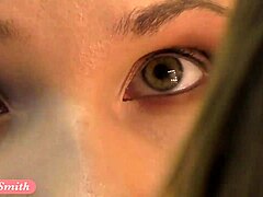 jeny smith red corset and stockings photo shoot