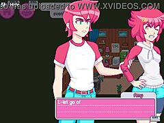 Redhead stepsister drops towel in shower, revealing small tits for subtle bath tease with brother nearby.