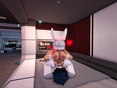 She casually breaks her limits in that intense Roblox game session. The action escalates wildly with unexpected twists.