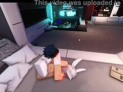 She casually breaks her limits in that intense Roblox game session. The action escalates wildly with unexpected twists.