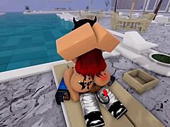 i figured i could sneak in naked time at the pool alone but then this guy appeared for trans anal fun