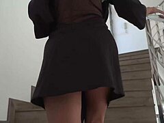 Wow, Check Out Mégane Lopez as This Young Slutty Student Gets Wild! She's Squirting from Deepthroat, Rimjob, and Wet Pussy Riding in Lingerie!