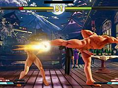 Street Fighter Comic Nude Fight Game Outdoor Public Randomness