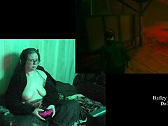 Playing Naked Night Springs with my big ass brunette curves exposed 😏