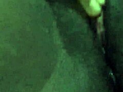 spread that black wet pussy wide, she whispers during solo masturbation with creampie finish