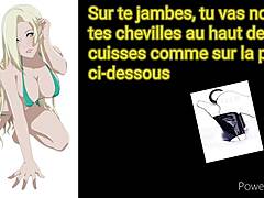 Follow my French JOI with Temari Ino Tenten in hard petplay action