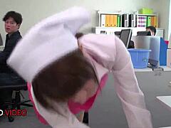 Chihiro akino offers intense oral experiences for office lady enthusiasts