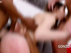 Watch Susan Ayn In Intense 4on1 Fuck Session With Double Penetration, Dap, And Gaping Action! She Takes Big Black Cocks Deep.