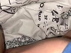 Milf fucks her little pussy with dolphin vibrator