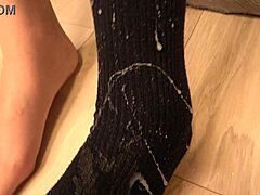 Japanese girlfriend boldly dominates with footjob and toe punishment in cute cosplay femdom