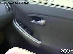 In this intense scene, a pretty teen delivers a rough POV blowjob. She sucks the cock hard before getting her pussy pounded relentlessly.