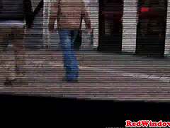 I'm getting doggystyled by this Dutch hooker until she sprays cum all over