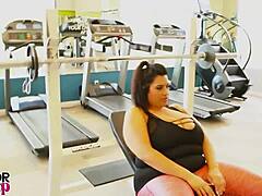 sofia flirts at the gym luring rome to fuck her hard and cum on her big ass 🍑💦