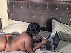 Her sweet pussy makes me cum twice inside big ass ebony amateur