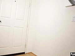 young delivery boy brings big package to horny milf