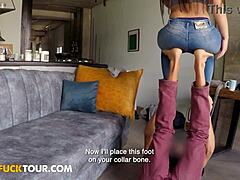 Petite 18yo Latina Swallows Big Load and Keeps Sucking Like a Whore