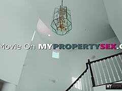 Hey, wanna watch this divorced hottie film a wild sex tape with her realtor in a steamy threesome?