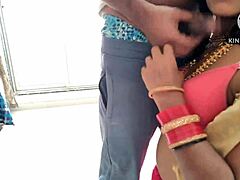 indian bhabhi takes big indian dick in homemade shaved pussy close up