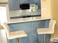 sweet teen misty addams contrasts her innocent look with hardcore blowjob and fucking for a cumshot reward