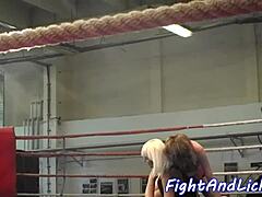 Why don't we kiss and wrestle more after our intense catfight, you sexy Euro dykes?