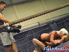 Why don't we kiss and wrestle more after our intense catfight, you sexy Euro dykes?