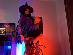 oh man this slut witch verlonis wants to bounce her tight pussy on my big cock for halloween ugh