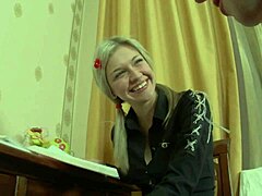 Barely legal blonde teen 18+ whore tatyana konovalova gets monster cock in ass to mouth anal with gaping facial cumshot