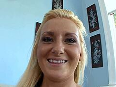 nikki blake takes deepthroat and anal gaping from monster cock leading to cumshot facial