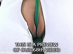 Teen 18+ with perfect ass and shaved cameltoe gets hardcore fucked with blowjob and gaping