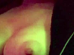 Italian Big Tits Milf Boldly Flashing Nipples and Boobs in Public Outdoor Fetish Display