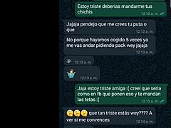 Finally feeling excited as my friend lets me record her