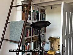 blonde girlfriend enjoys intense outdoor pounding. she moans loudly in doggystyle with her thong aside.