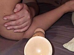 What happens when I play with this pregnant milf's big ass?