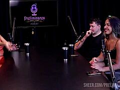 Best moments from casal kaliente preliminares podcast with bia hot in part 3