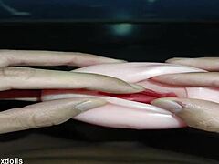 Trailer Kissy delivers deepthroat mamada with cumshot on real doll.