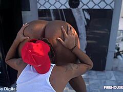 oh man, this new pool boy totally scored with that bbw ebony ridin his big black cock