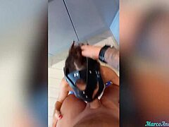 come suck my big cock deepthroat style then bend over for doggystyle fuck in kitchen till cumshot on face