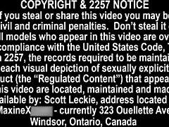 Shaun Dam Engages Maxine X in an Intense Session Where She Releases Buckets of Fluid During a Vigorous Encounter.